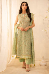 21 | 3Pc Unstitched Suit Lawn Collection By Zellbury